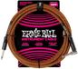 Ernie Ball 6470 Gevlochten Gitaarkabel Pumpkin Pie 3 Meter Recht-Haaks
