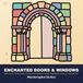 Enchanted Doors & Windows: Bold & Easy Coloring Book