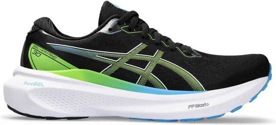 ASICS Gel-Kayano 30 Hardloopschoenen Heren - Zwart / Electric Lime - Maat 41.5