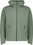 CMP Waterdichte jas met vaste capuchon voor heren, maat 3XL, salvia, polyester