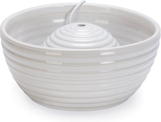 Beeztees Jaap Drinkfontein Kat Keramiek Wit 1.5 liter - 21x21x9 cm