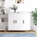 vidaXL Poignée rectangulaire 2 pcs Couleur bois naturel