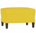 VidaXL Pouf 60x50x41 cm tissu jaune