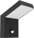 Eglo Grottazzolina Lampe murale extérieure - Capteur - LED - 17,5 cm - Noir/Blanc laiteux