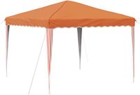 vidaXL Pop-up Feesttent 288 x 288 x 245 cm Oranje Oxford Stof
