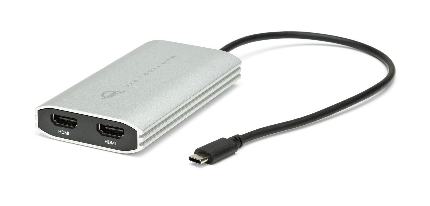 OWC USB-C naar Dual HDMI 4K Adapter - Zilver