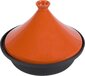 Cosy&Trendy Tajine - Ø 30 cm - Zwart/Oranje - Gietijzer - Geschikt voor Inductie, Gas & Oven