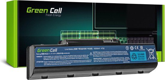 GREEN CELL Batterij voor Acer Aspire AS09A41 AS09A51 5532 5732Z 5734Z / 11,1V 4400mAh