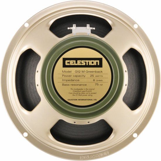 Celestion G12M Greenback 12" Speaker 8 Ohm - Gitaarluidspreker