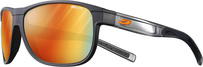 Julbo Renegade M Reactive 1>3 Light Amplifier Sunglasses, zwart/oranje