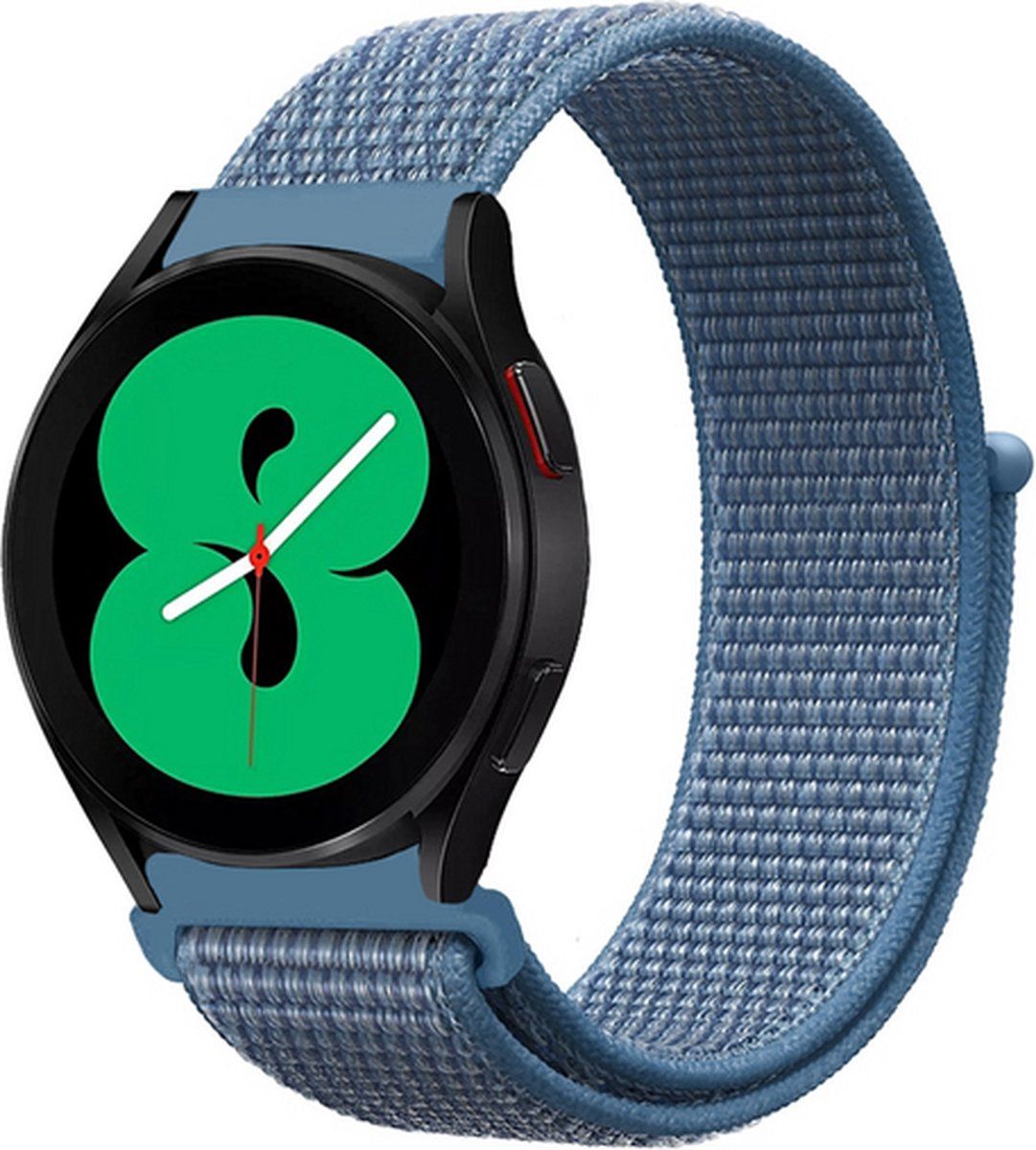 By Qubix Qubix Garmin Venu 2 Sport Loop bandje - Denim blauw - nylon