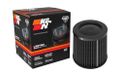 K&N Filtre à air conique Dryflow noir universel - dessus en fibre de carbone - raccord 70mm, dessous 129mm, dessus 114mm, hauteur 127mm (RU-3137HBK)