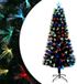 vidaXL Kunstkerstboom Groen 210 cm PVC