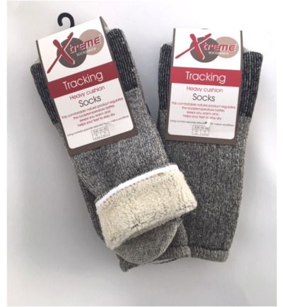 X treme sockswear Sokken 100% merinowol grijs 39/42 1PAAR