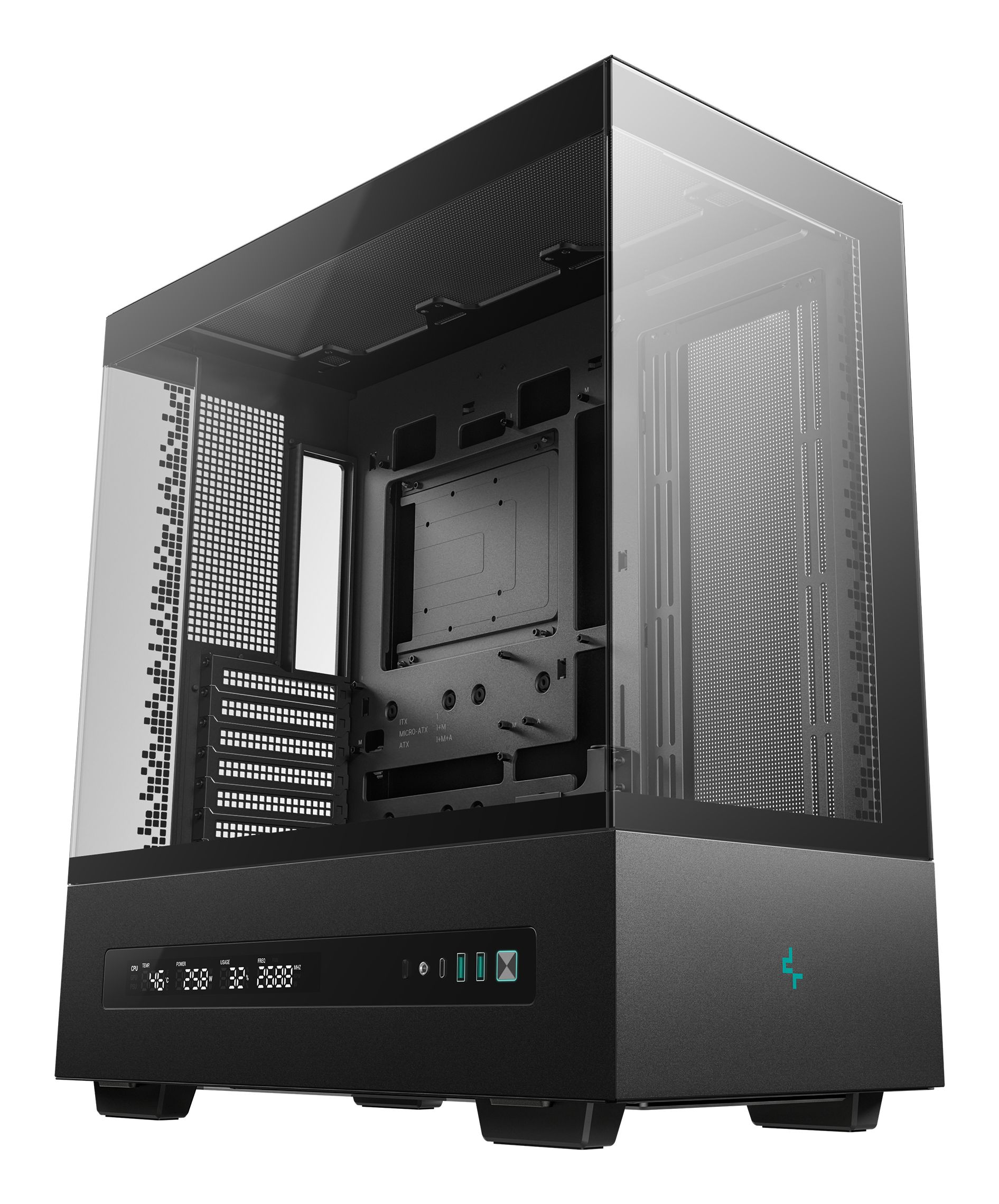 DeepCool CH690 DIGITAL Tower Zwart