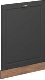Vicco Fame-Line Vaatwasserfrontpaneel – 60 cm zonder werkblad Anthrazit-Gold Landhaus