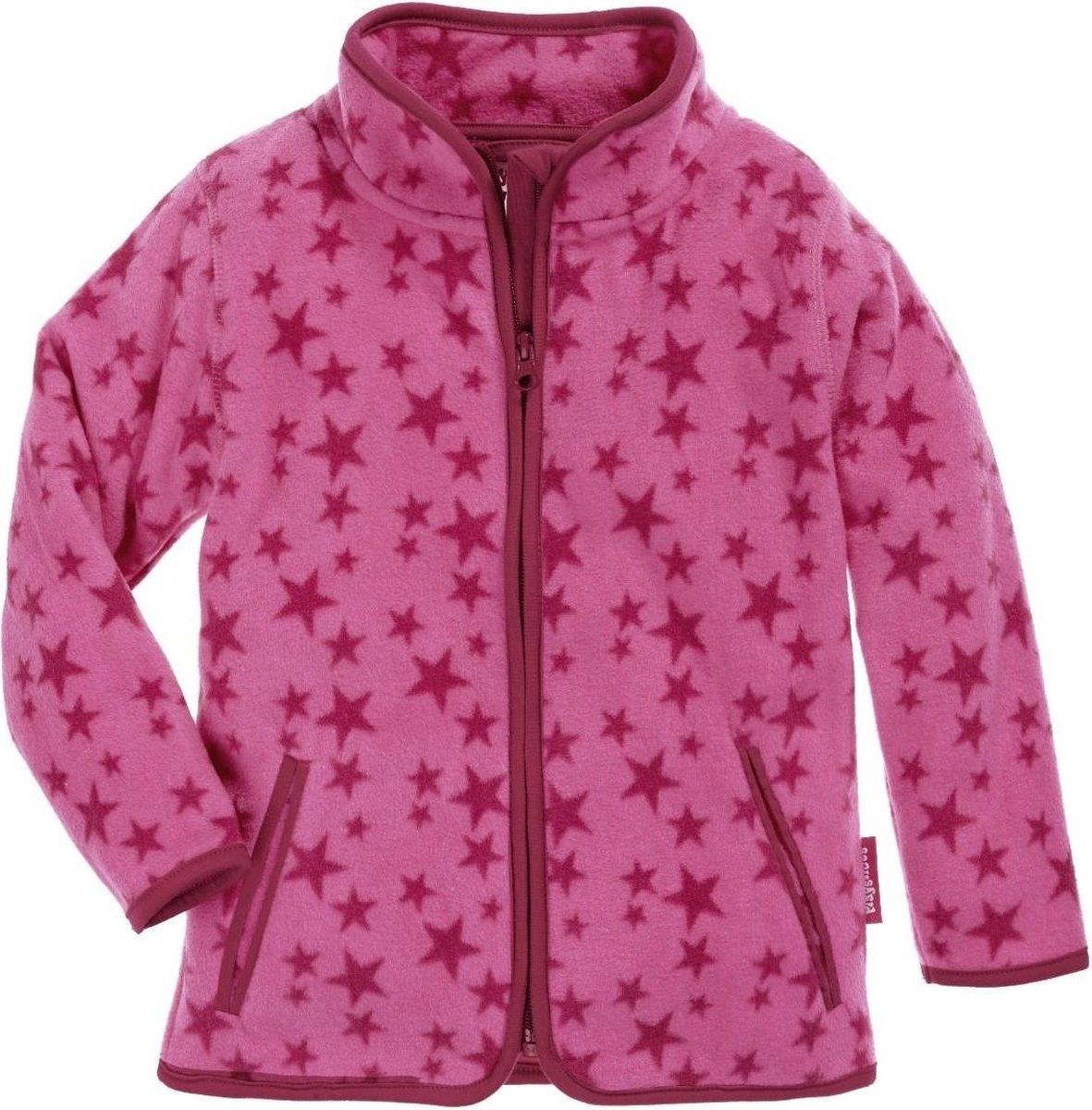 Playshoes fleecejack Sterren junior roze - 4010952467581