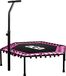 Aga FITNESS Trampoline 130 cm Rose + handle