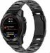 By Qubix Qubix Titanium Schakelband Zwart 26mm Quickfit voor Garmin Quatix 8 - 51mm