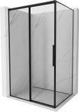 Mexen Rox cabine de douche coulissante gauche 115 x 95 cm, cadre noir