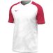 Mizuno T-shirt à motif Meisaigara Chaussures de volley-ball Blanc/Rouge Hommes Taille S