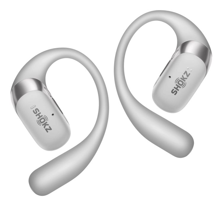 SHOKZ OpenFit 2+ Draadloze Oorhaak Oordopjes - Bluetooth 5.4 - Grijs