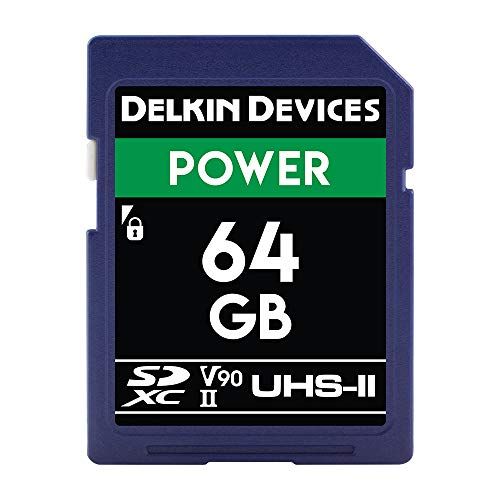 Delkin POWER UHS-II (V90) SD Memory Card 64GB