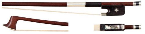 GEWA Violaboog Massaranduba Student 4/4, geselecteerde kwaliteit, hoekige stang, gestempeld Atelier Jaeger