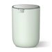 EKO Fandy 0,4 Gal/1,5 l Mini Tafelblad Prullenbak met Schommeldeksel, Desktop Prullenbak voor Badkamer Aanrecht, IJdelheid, Koffie of Kantoor, Kleine Vuilnisbak (Sage)