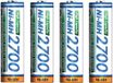 Panasonic 4 x piles AA - 2700mAh