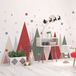 Ambiance Sticker Scandinavische bergstickers, rendieren op weg! 70 x 105 cm
