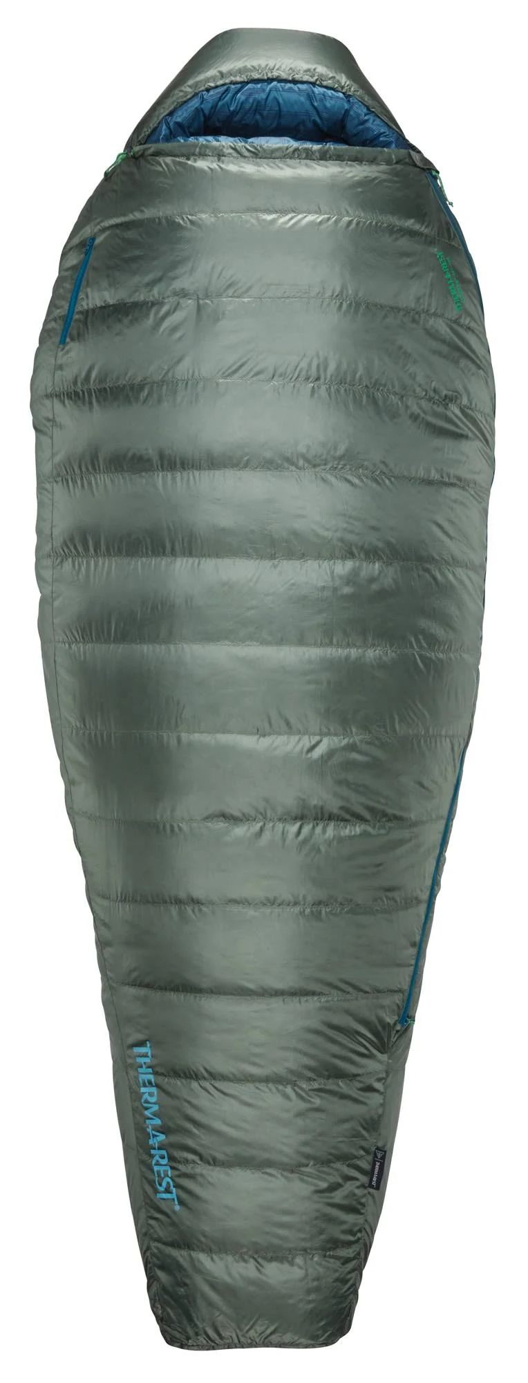 Therm-a-Rest Questar 0F/-18C Sleeping Bag Long - Green/Blue - 2023