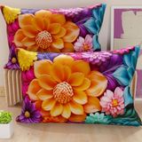 PETTI Artigiani Italiani - Paar kussenslopen 50 x 80 cm van microvezel, decoratief kussen voor slaapkamer, bank, woonkamer, set van 2 kussenslopen, bloemenpatroon 05 12, 100% Made in Italy