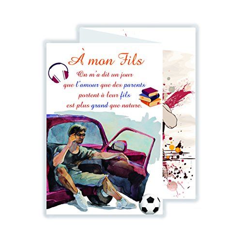 afie 69-3948 "Je t'aime" kaart met 3 kleppen
