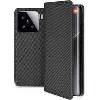 Xiaomi Housse pour Xiaomi 15 5G - etui coque pochette portefeuille + film ecran - NOIR MAGNET