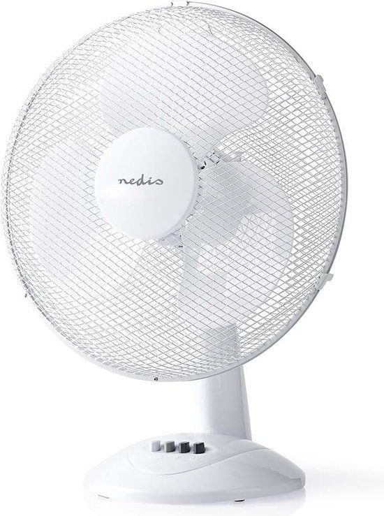 Nedis Tafelventilator - 40cm - 45W - Wit