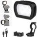 NEEWER BASICS Magnetisch hulplicht, compatibel met DJI OSMO Pocket 3 Gimbal Camera Creator Combo, USB C oplaadbare mini LED vulverlichting bevestiging voor selfie vlog video-opname, M21 zwart
