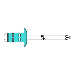 Gesipa PolyGrip blindklinknagels roestvrijstaal-A2 4,8 x 15 - 500 stuks