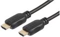 Premium Pro Signal Premium High Speed 4K UHD HDMI Lood met Ethernet, Mannelijk naar Mannelijk, Goud Contacten, 3m Zwart