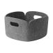 Muuto Panier de rangement Restore 28x28 cm Gris mélange