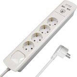 FeinTech Multiprise avec USB et prise plate - Multiprise 4 prises avec interrupteur