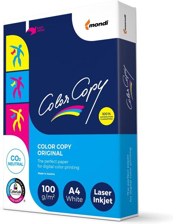 Color Copy Fotopapier - A4 - 100 gram - 500 vel - Halfglanzend - Wit