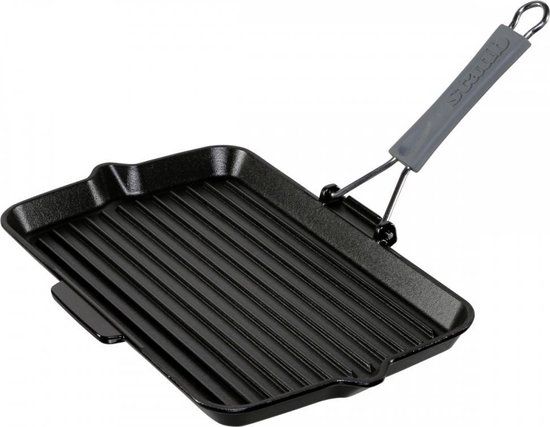 Staub Grillpan - Gietijzer - 34 x 21cm - Zwart