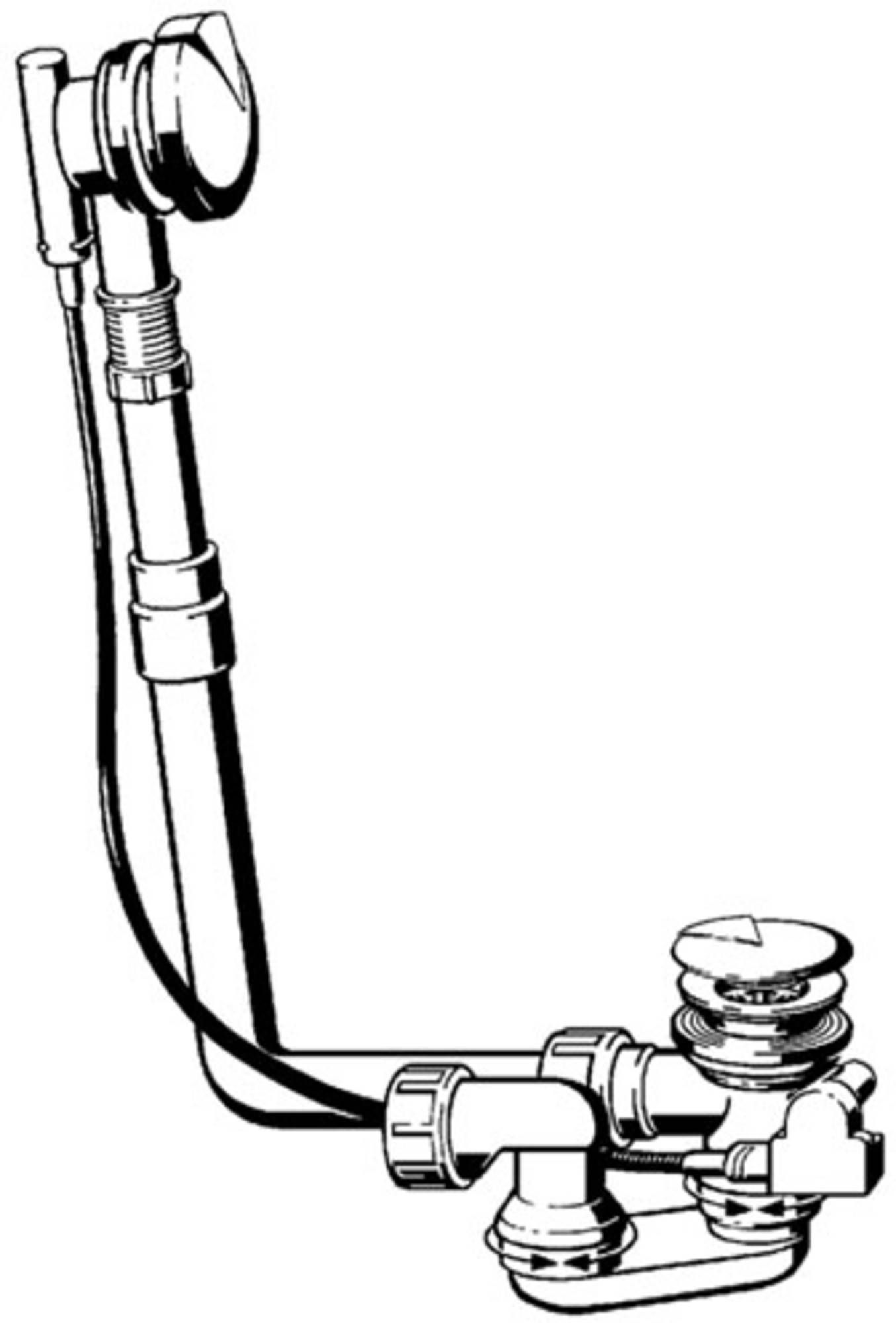 Viega Multiplex Bad Wastafel Afvoer-Overloopcomb - 4015211364182