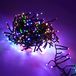 Spetebo Guirlande lumineuse LED, colorée, pour extérieur, avec minuterie et prise - 384 LED / 4,9 mètre - Éclairage de Noël, multicolore, avec 8 fonctions