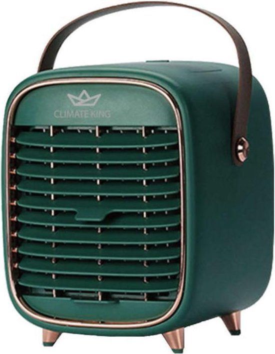 Climate King Retro Green Desk Air Cooler - 9W - 12 m² - Vintage