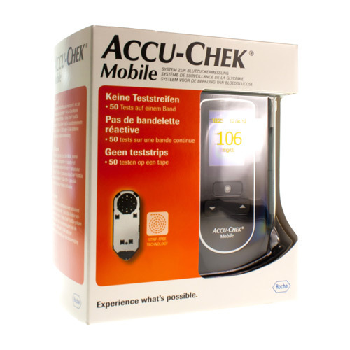 Accu-Chek Accu-Check Mobile Startpakket 50 Teststroken + Meter + Prikker