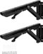 E-Ambar - Set van 2 metalen klapconsoles van 250 mm