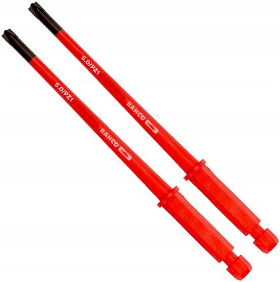 Bahco Wisselbit VDE Combi Plat/PZ1 5.0mm SLIM 2 Stuks