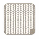 Waterval Waterval Gootsteenmat - Siliconen - Taupe - 34,5 x 34,5 cm - Vierkant